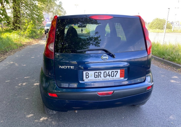 Nissan Note cena 11999 przebieg: 132500, rok produkcji 2006 z Obrzycko małe 466